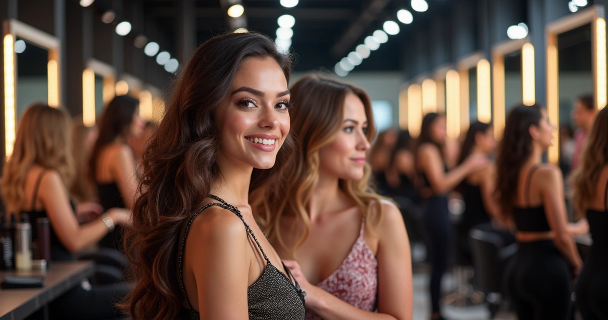 Icones do setor da beleza reunidos durante evento 