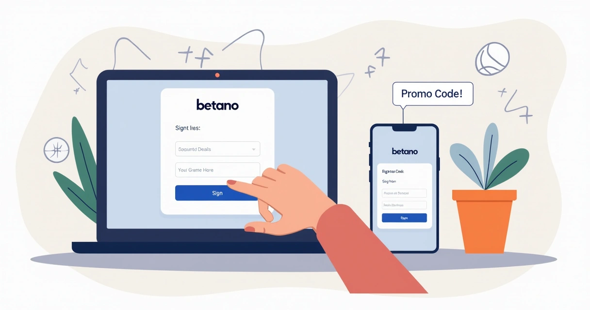 Tela de cadastro em site de apostas 