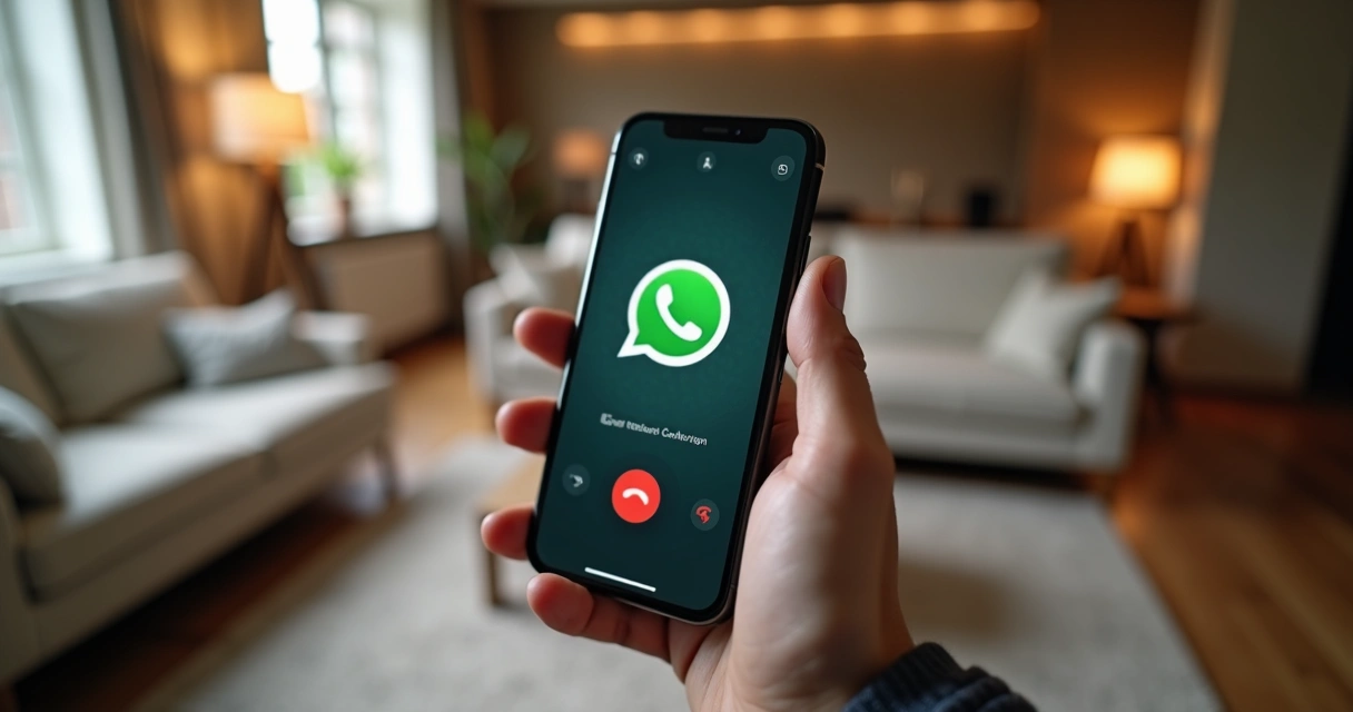 Pessoa gravando áudio no WhatsApp para registrar gastos 