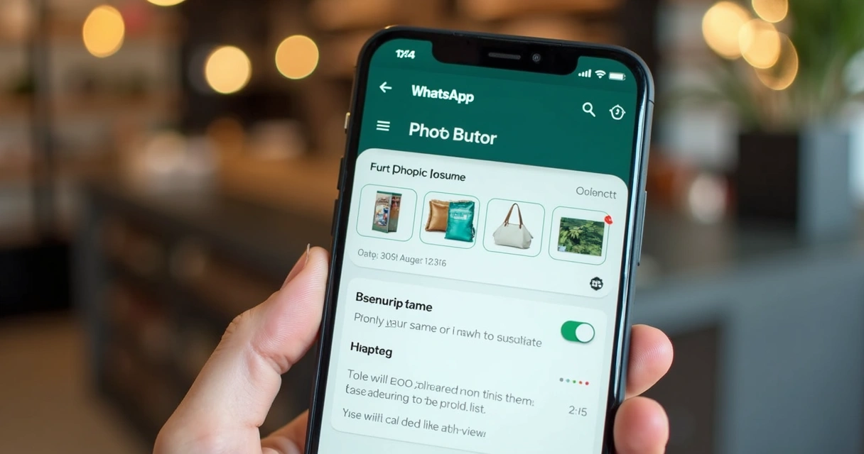 Tela de cadastro de produto no catálogo do WhatsApp Business 