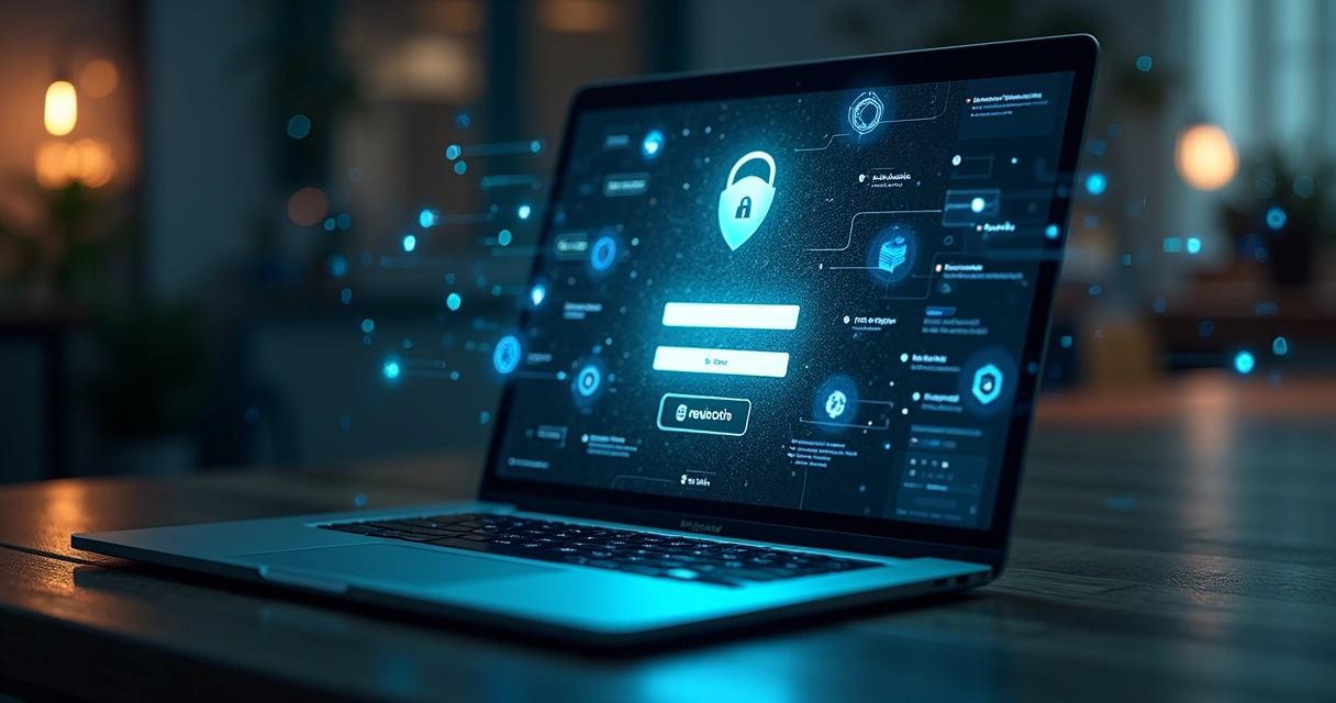  Tela de login do WordPress protegida por cadeado digital 