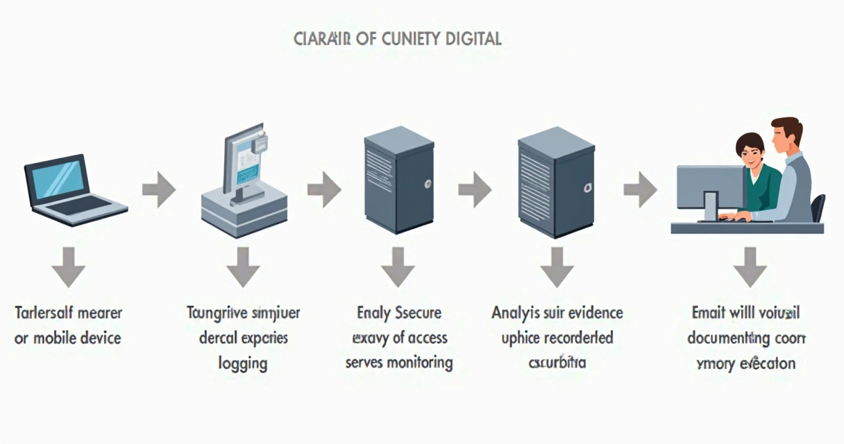 Diagrama da cadeia de custódia de prova digital, desde coleta até apresentação em juízo. 