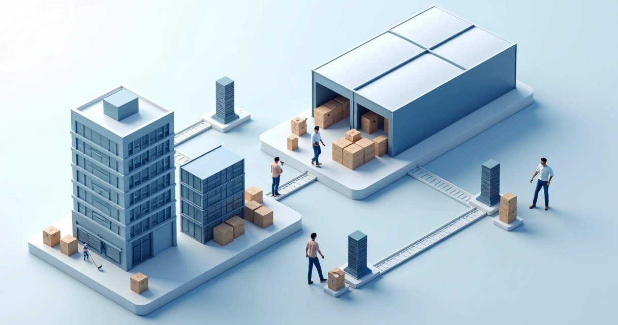 Distribuidores de TI: como escalar com integradores e VARs Cadeia de distribuição de TI com fabricante, distribuidor, VAR e integrador