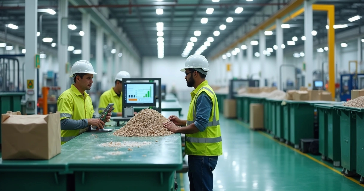 Linha de produção com foco em práticas ecológicas 