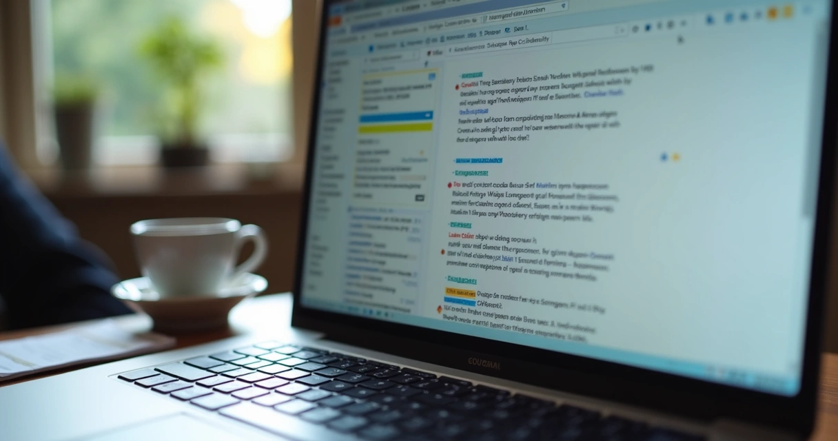 Tela de computador com sequência de e-mails abertos no CRM 