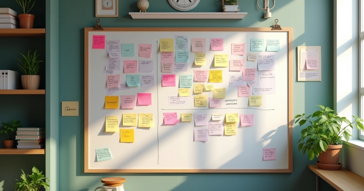 Caderno aberto mostrando comparação de valores e percepções de produtos