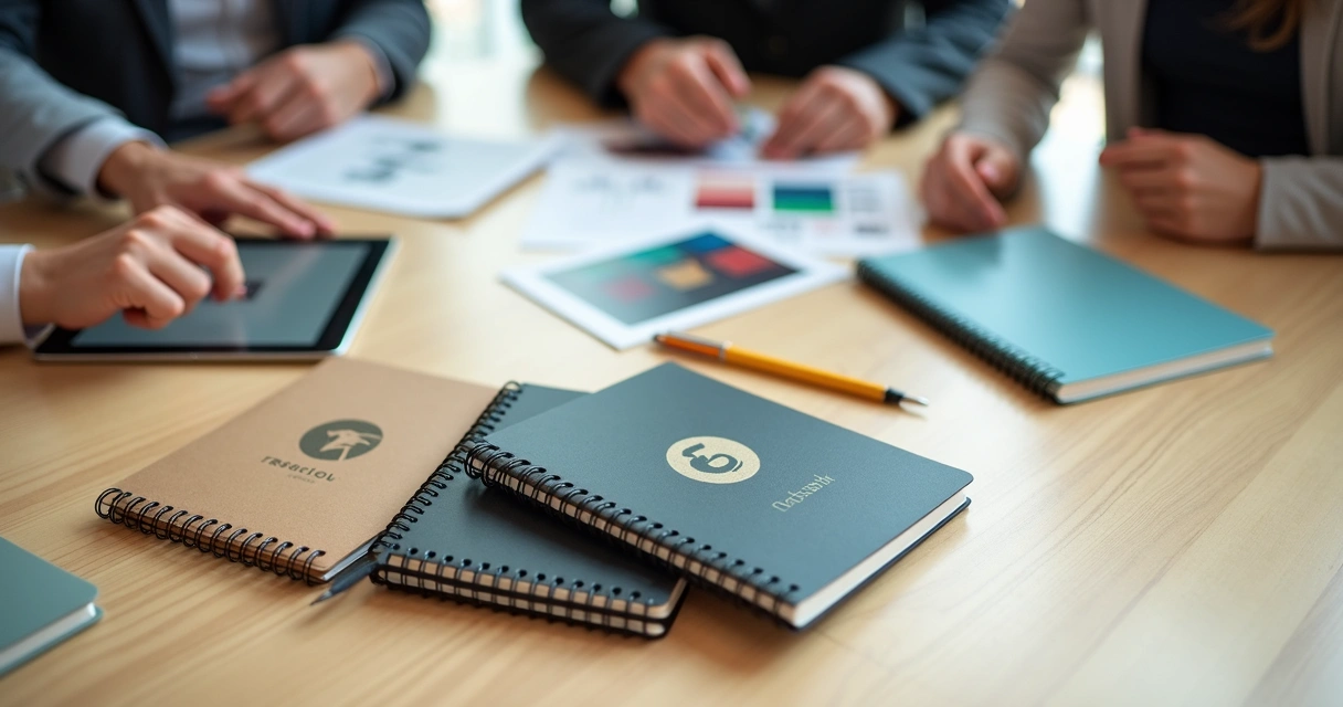 Cadernos com logo: como escolher para sua empresa
