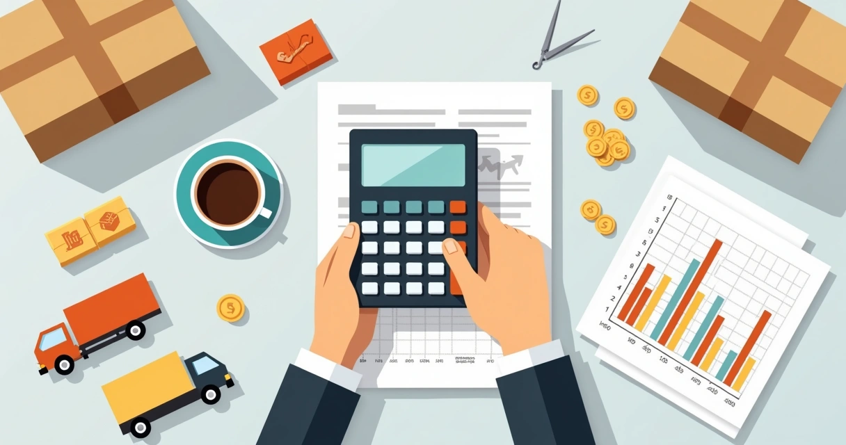 Calculadora de custo médio de frete e ticket médio