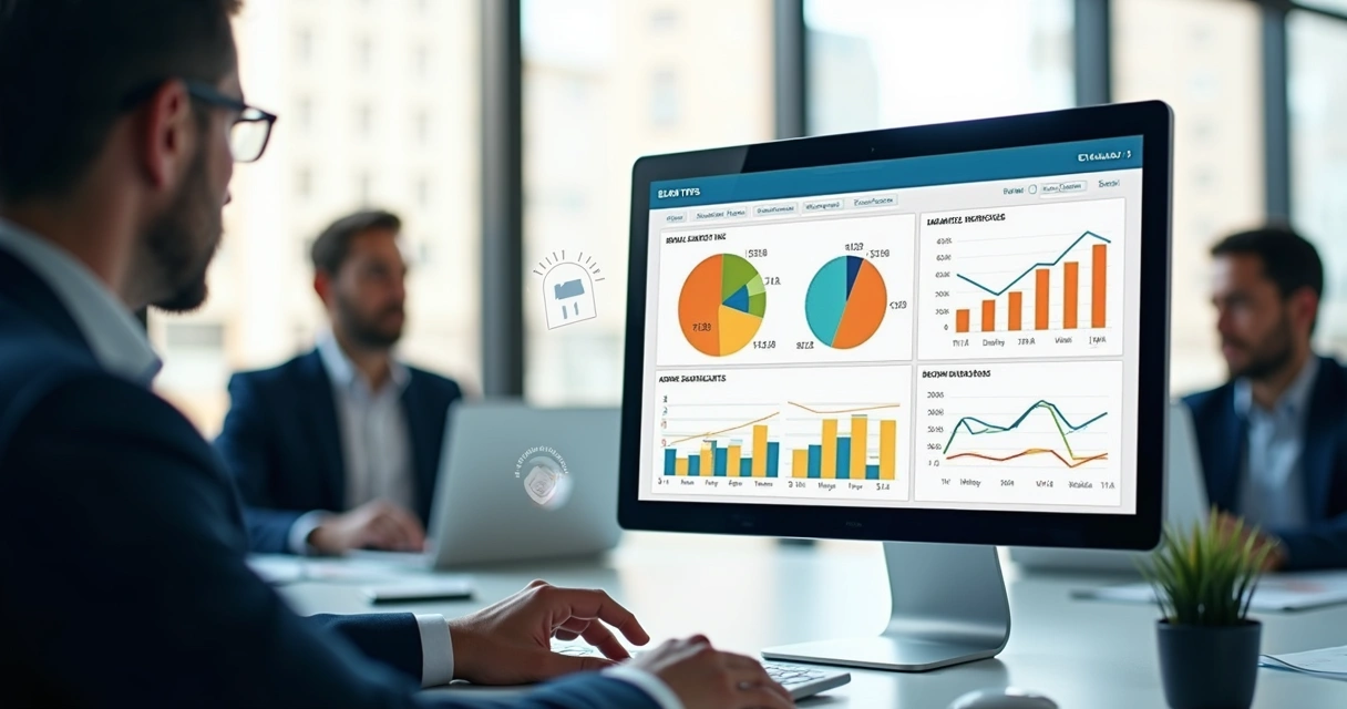 Interface digital mostrando cálculo automático de tributos com gráficos e dados fiscais detalhados 