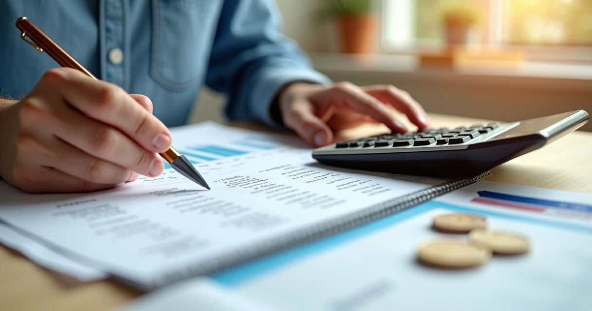 Cálculo de renda familiar para BPC em um bloco de notas 