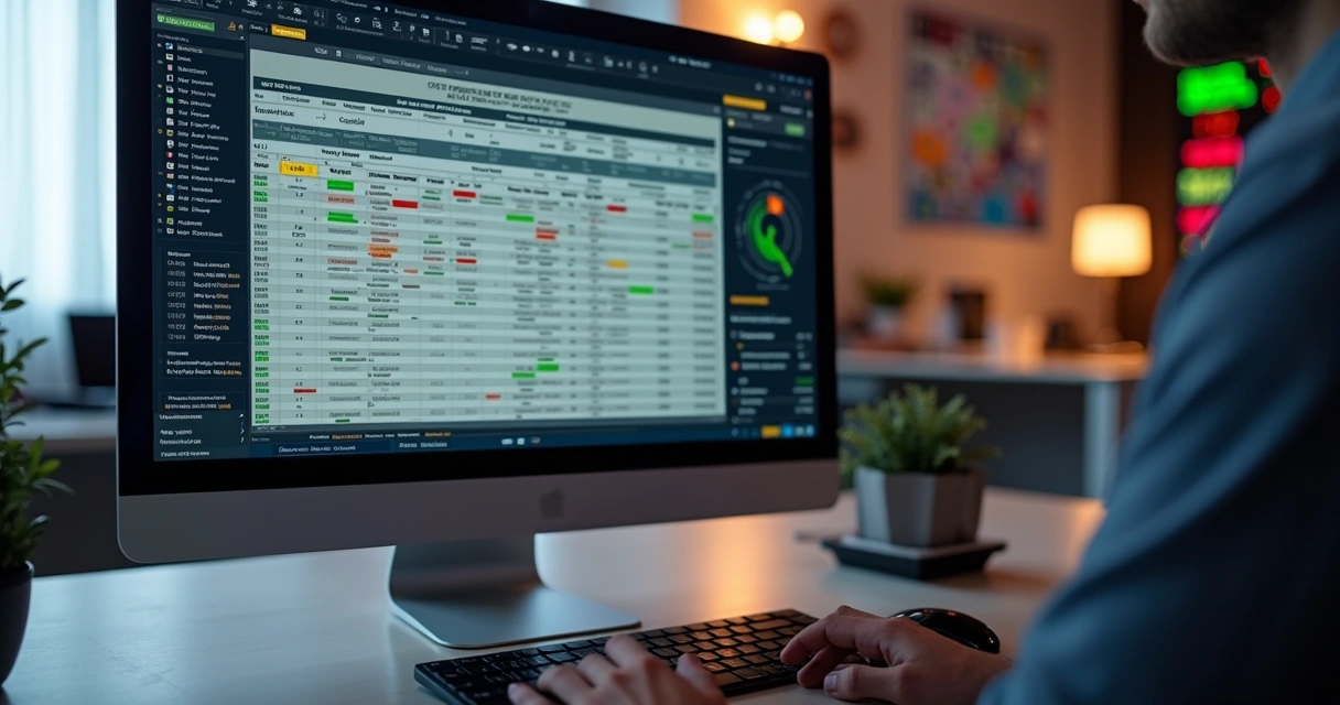 Tela de computador mostrando cálculo detalhado de rollover para apostas online com gráficos e números claros 