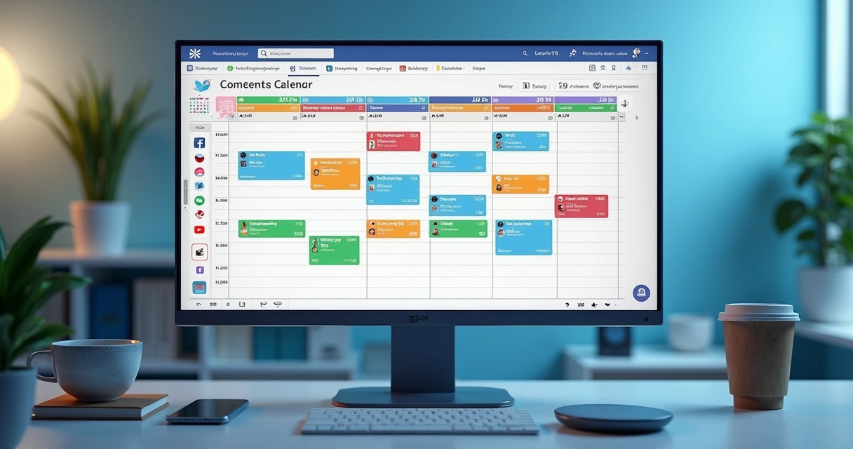 Short video scheduling calendar
