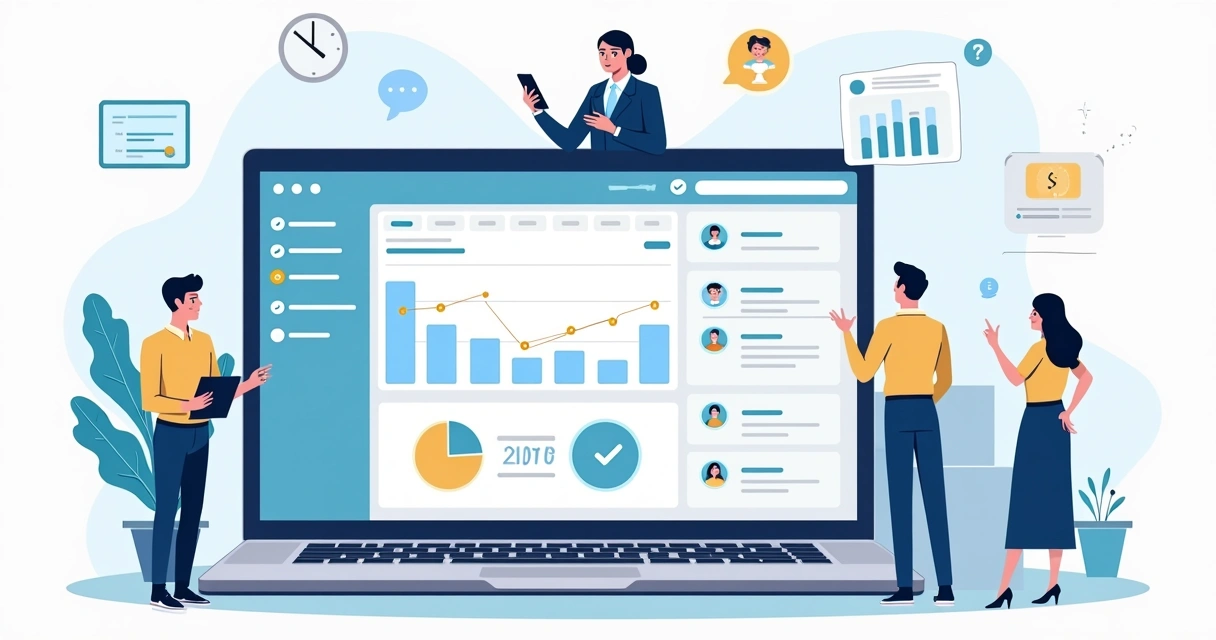 Calendario digital de capacitación con tareas y seguimiento de empleados 