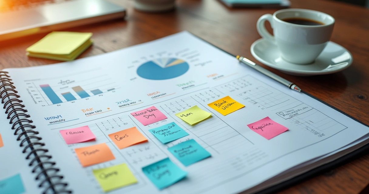 Calendário mensal de campanhas com marcações em datas comemorativas 