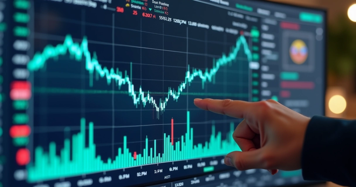 Calendário econômico digital com eventos e cotações de moedas 