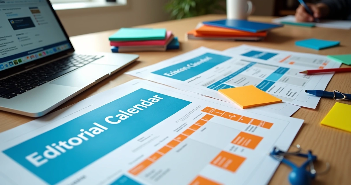 Calendário editorial digital para LinkedIn e newsletter 