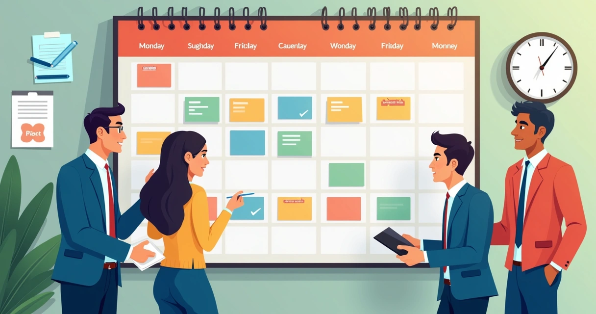 Quadro com calendário eleitoral e prazos destacados em cores diferentes 