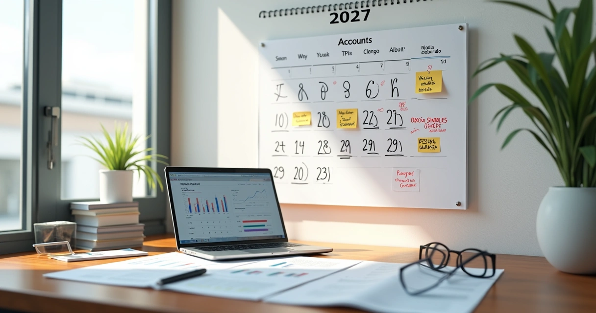 Calendário de 2027 com destaque para regras do Simples Nacional, CBS e IBS 