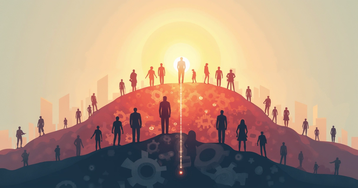 Esquema das camadas da consciência humana