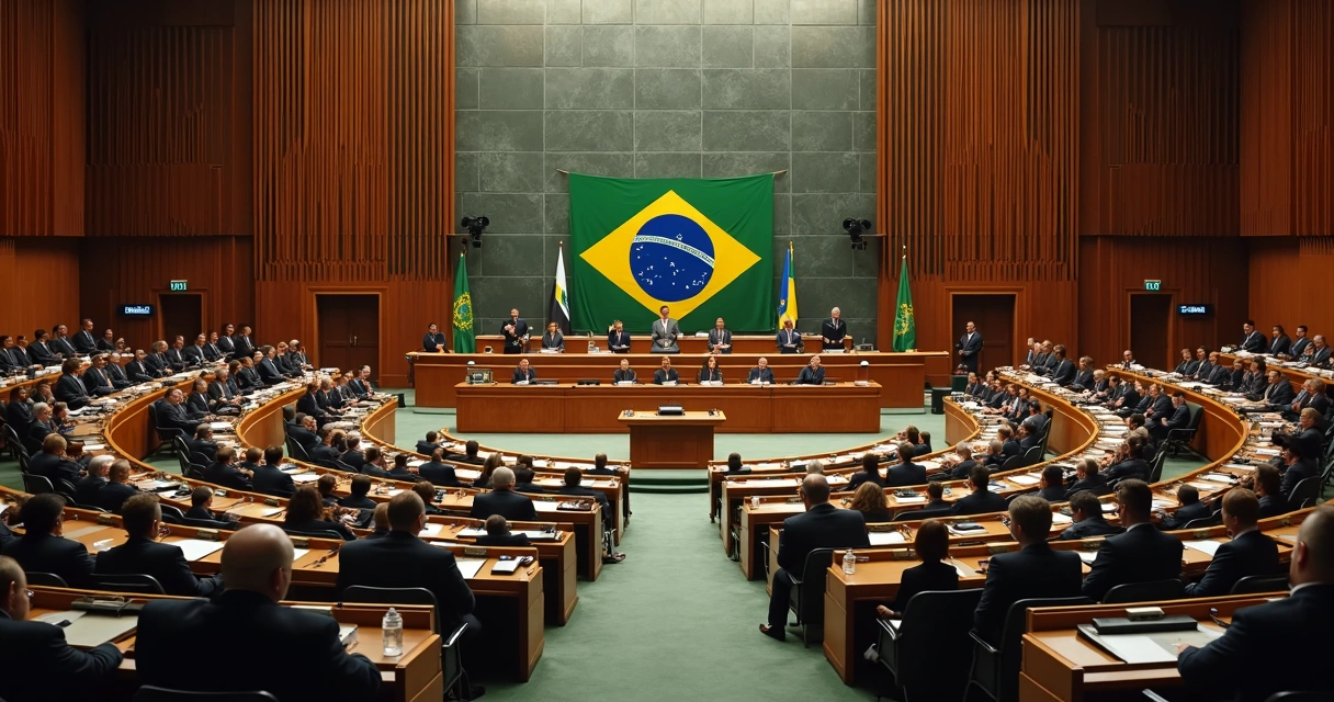 Deputados federais votando em plenário da Câmara dos Deputados
