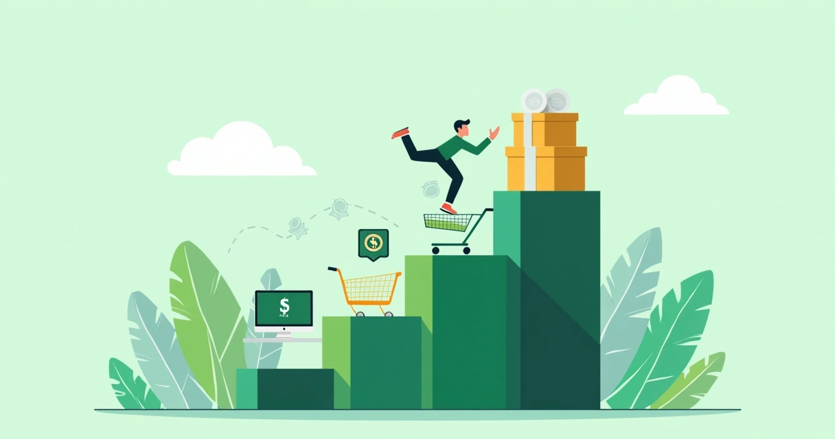 Caminho de crescimento no dropshipping apoiado pela antecipação 