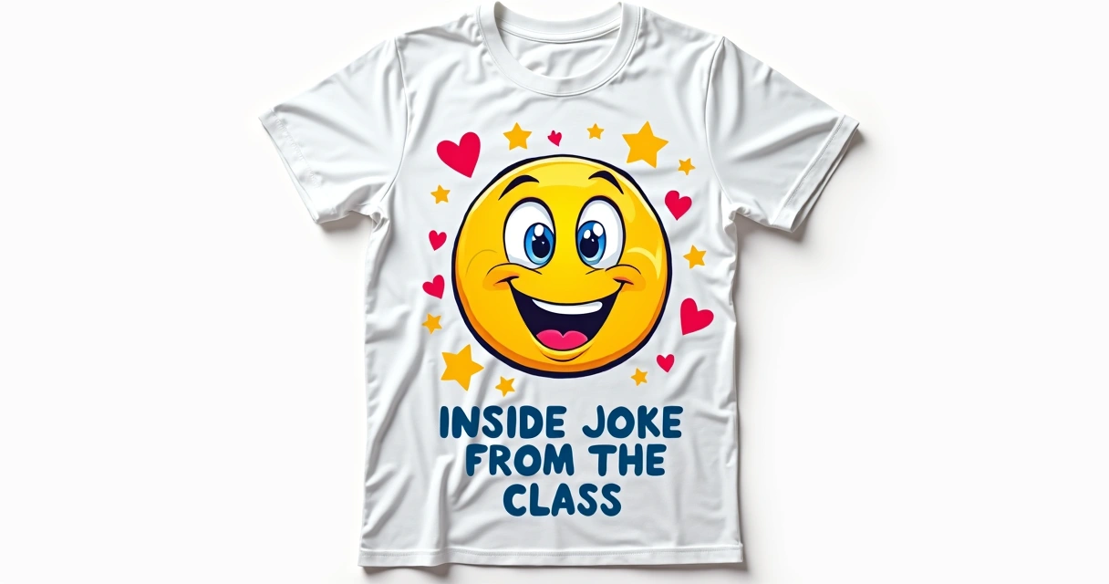 Camiseta do 9º ano com meme icônico e emoji divertido na frente 