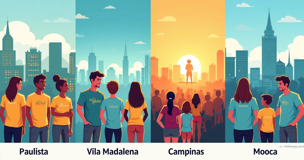 Camisetas personalizadas em eventos de diferentes regiões de São Paulo 