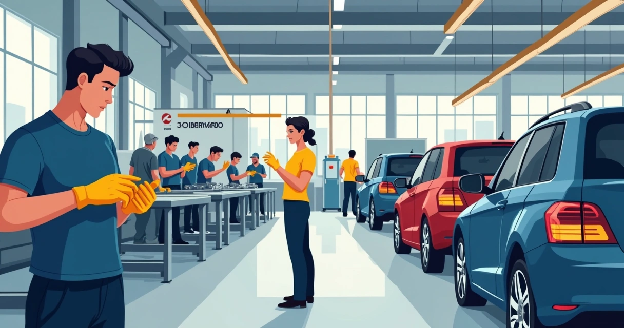 Camisetas industriais resistentes para empresas automotivas SBC 