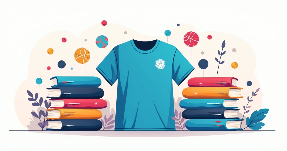 Várias camisetas personalizadas empilhadas, mostrando variedade de estampa para eventos e empresas 