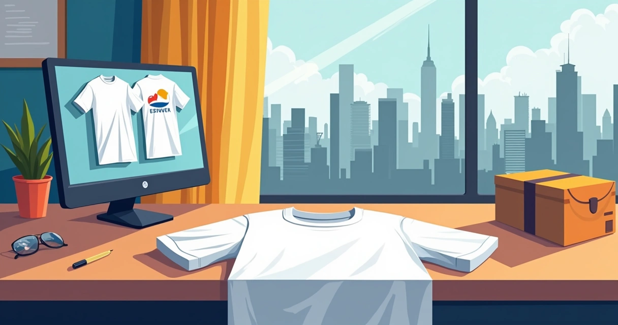 T-shirt personalizada com logo de evento pronta para ser entregue em poucas horas
