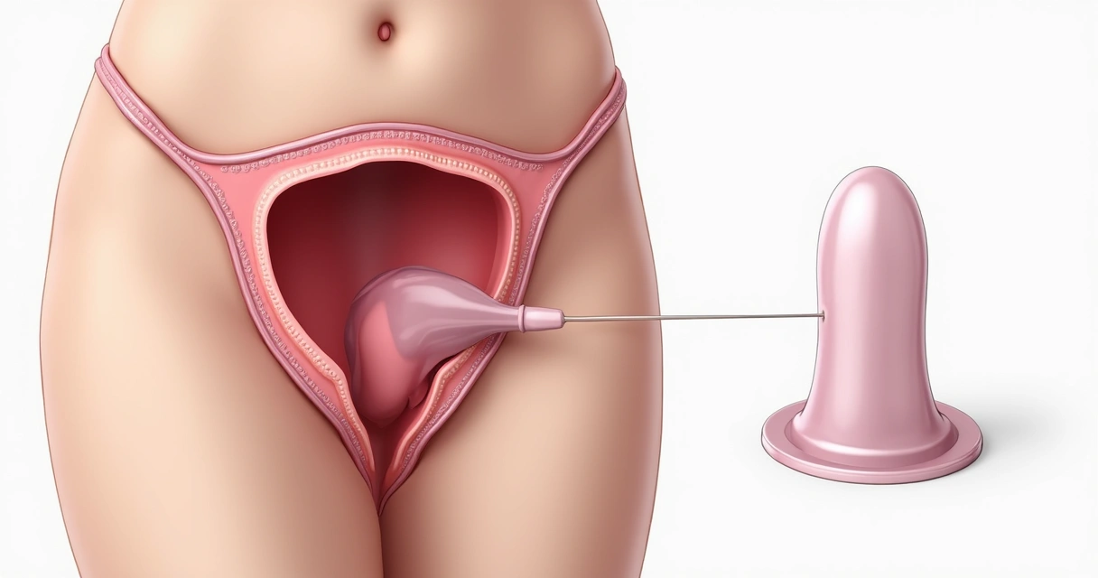 Estrutura anatômica da camisinha feminina 