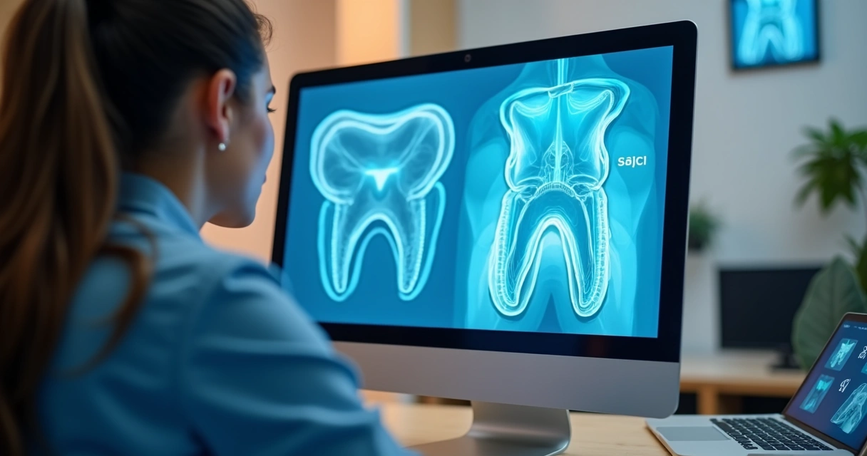Painel de anúncios digitais para clínica odontológica local 