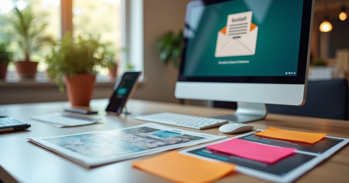 Campanha marketing multicanal em diferentes dispositivos 