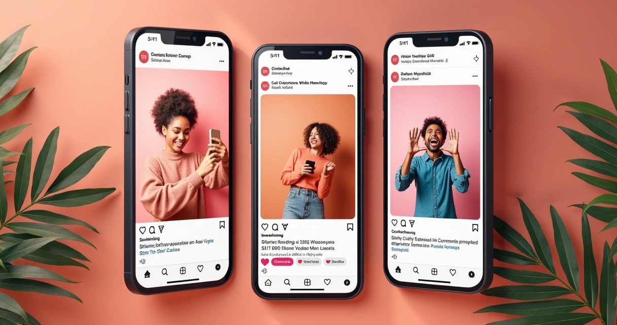 Cena de campanha promocional usando storytelling no Instagram 