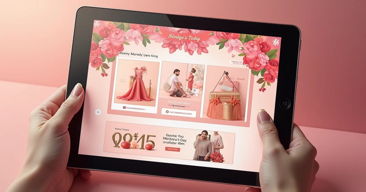 Layout de email promocional com tema de data comemorativa 