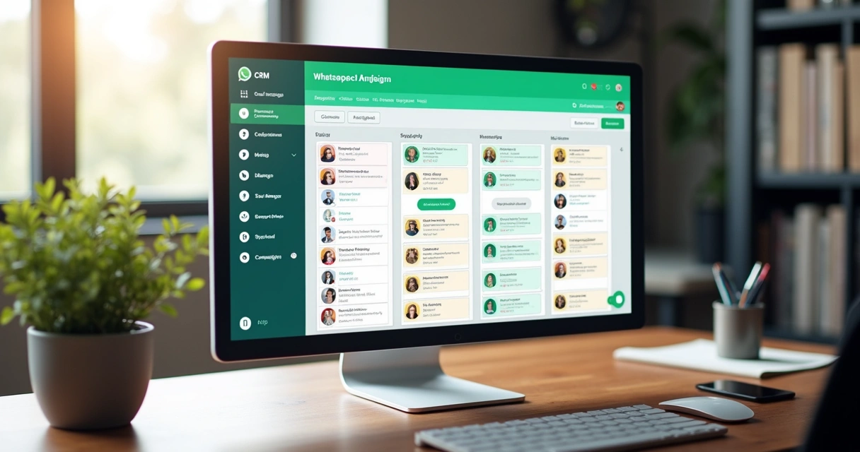 Tela mostrando campanha segmentada no WhatsApp para diferentes clientes 