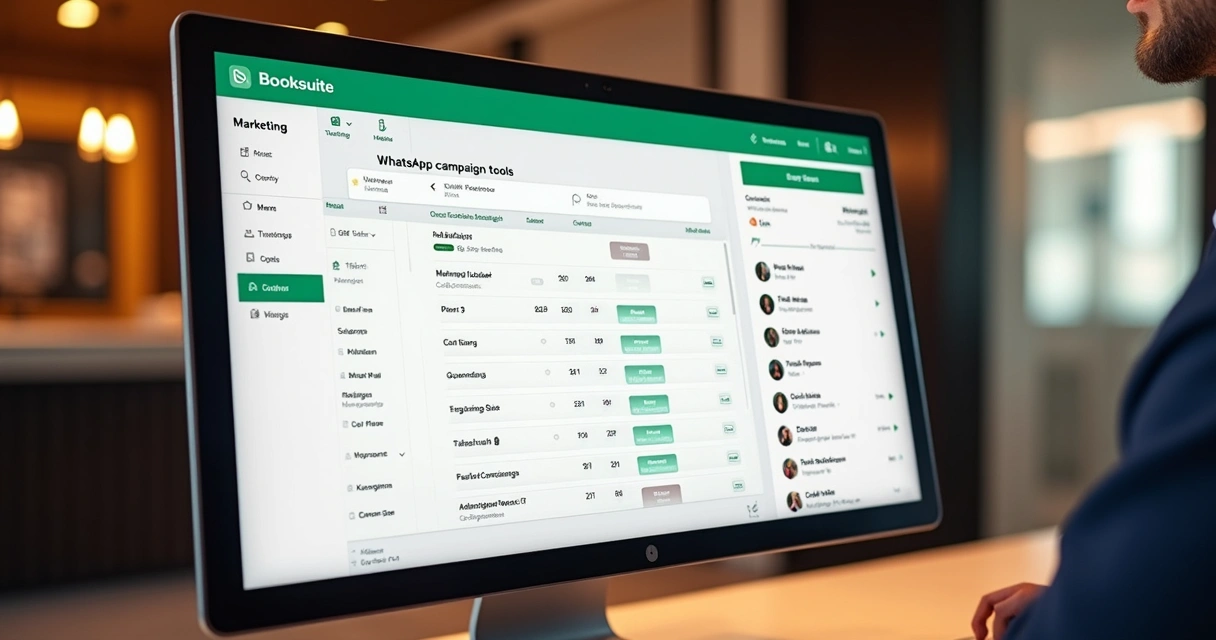 Painel de campanhas de WhatsApp para hotel 