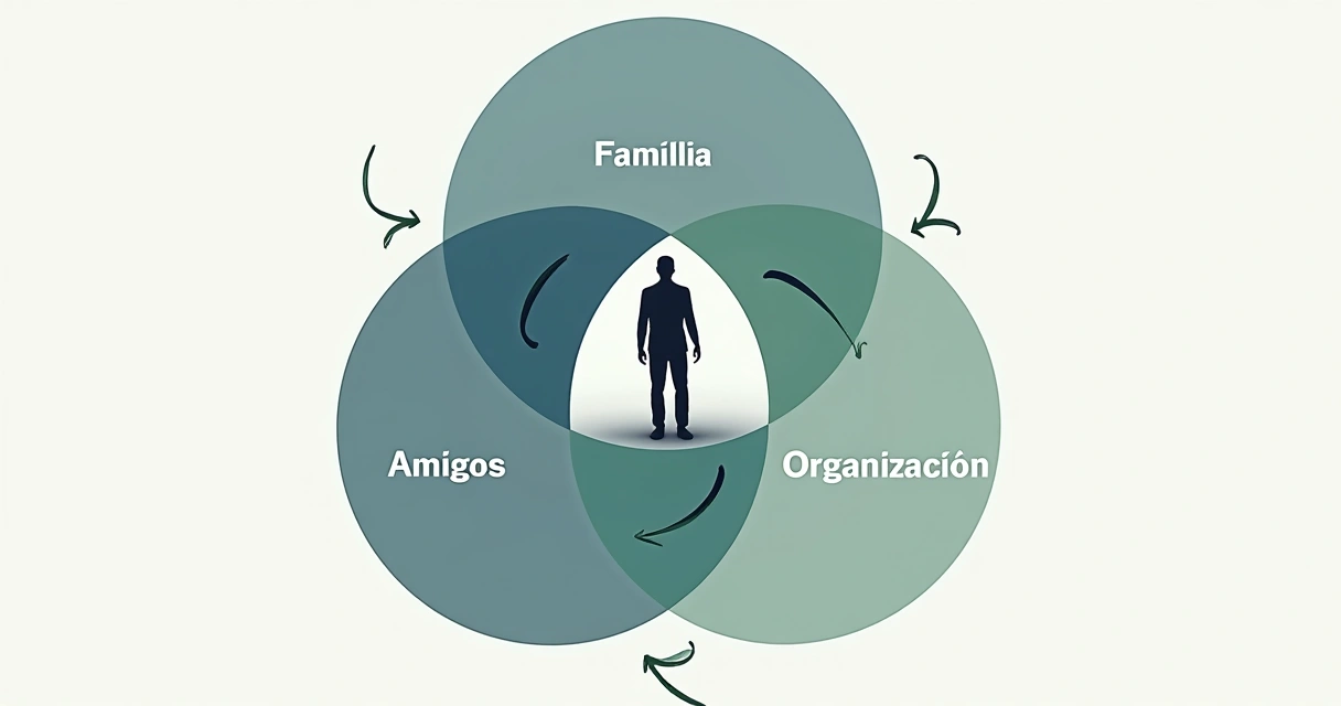 Diagrama de campos de interacción en la toma de decisiones