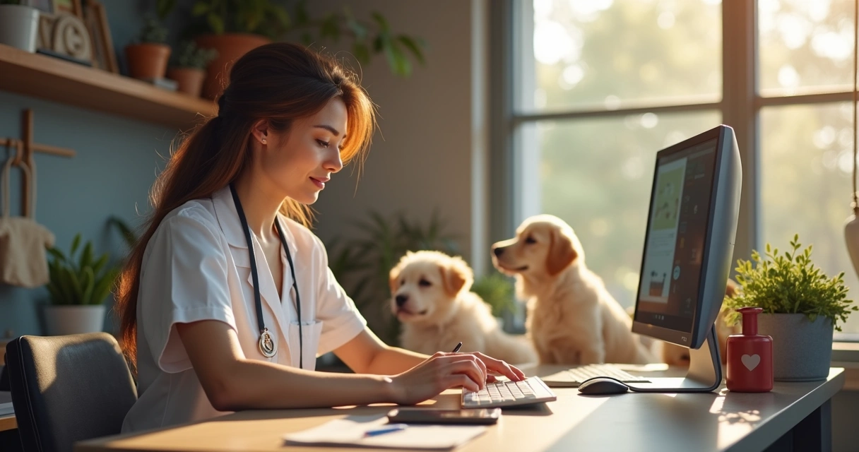 Atendimento em canal digital em ambiente pet. 