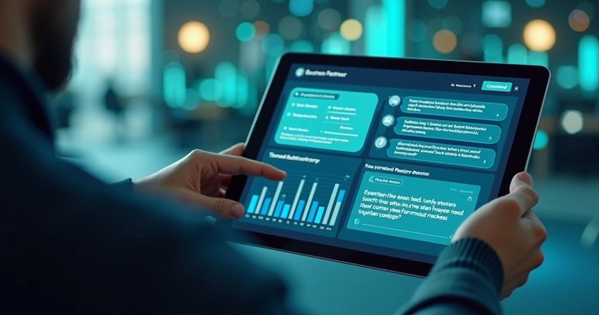 Como a IA está revolucionando a gestão de parceiros em 2026 Chatbot orientando parceiros com IA