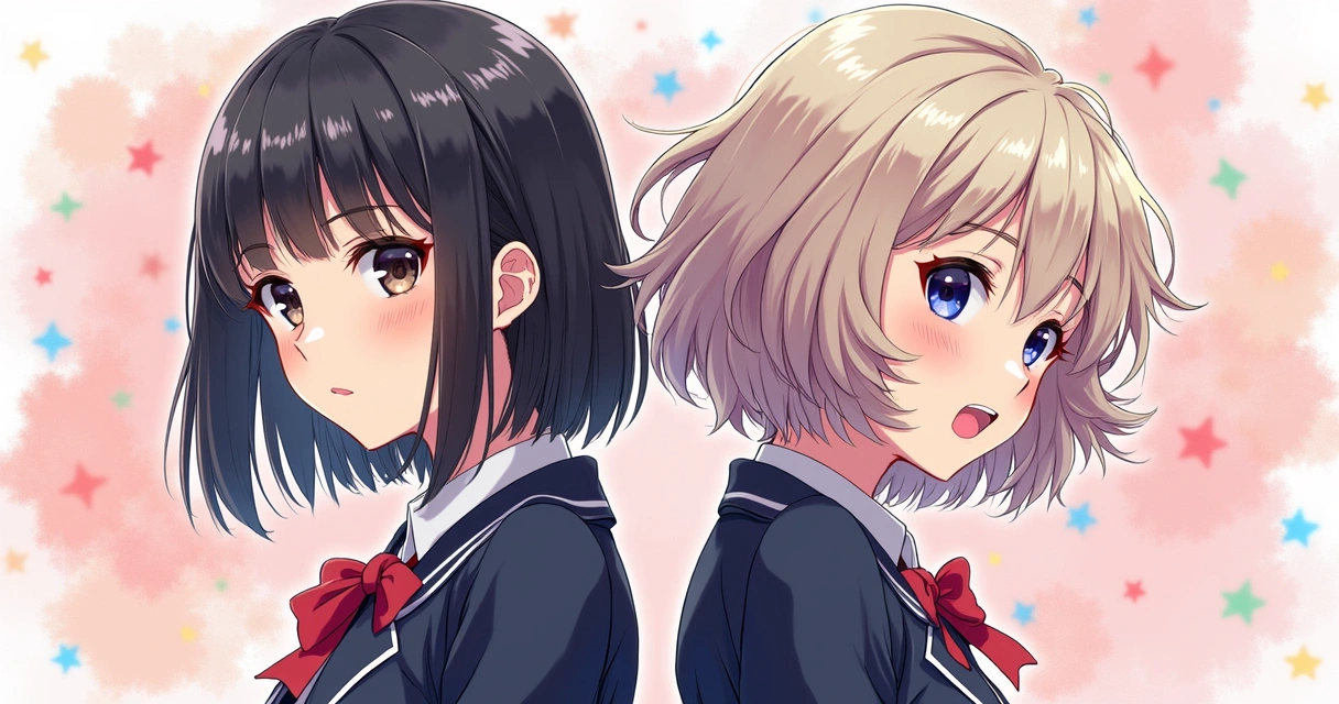 Capa colorida do mangá Girl Crush mostrando duas garotas lado a lado