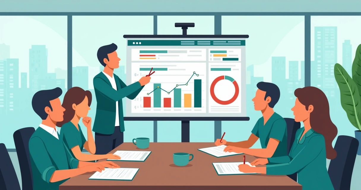 Contadores participando de treinamento de automação contábil 