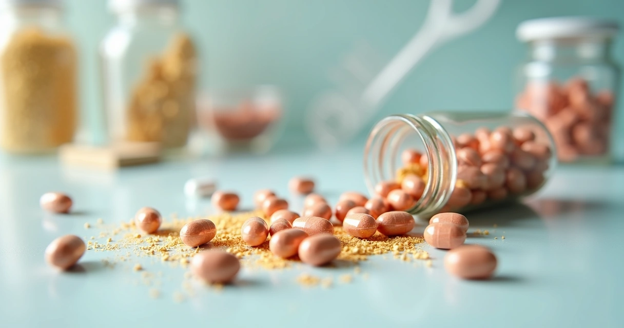 Cápsulas de medicamento manipulado em pote lateral 
