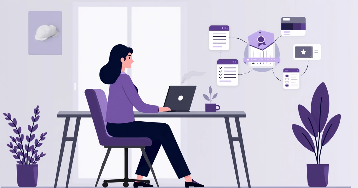 Representação de parceiro recebendo e enviando leads em sistema digital 