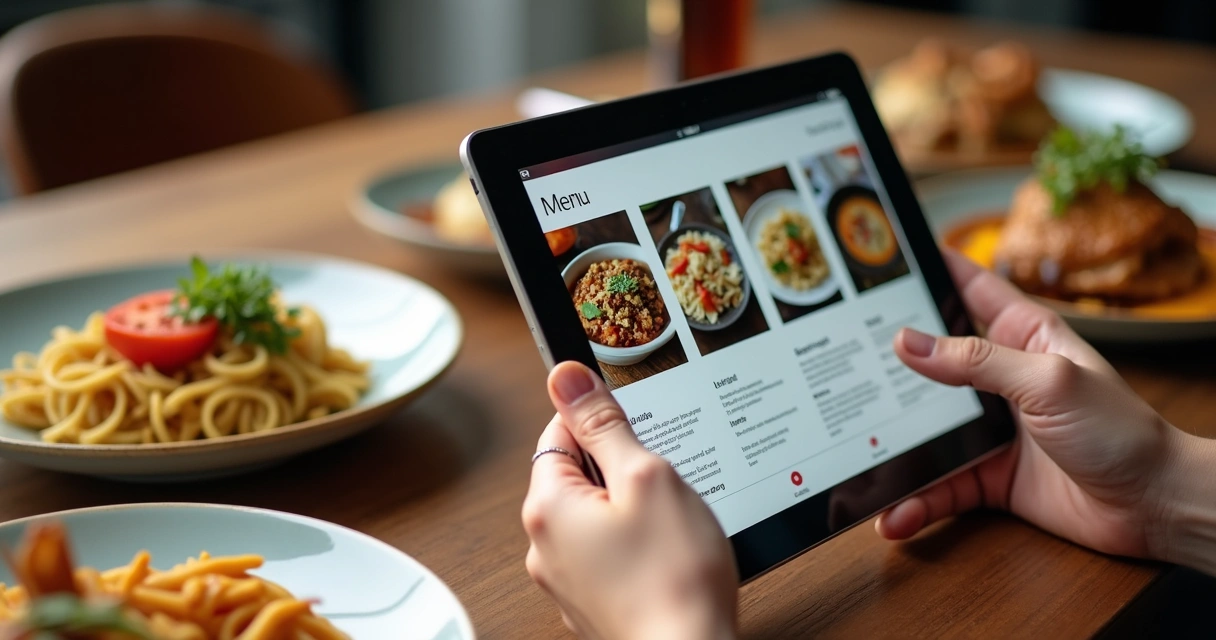 Cardápio digital delivery com fotos nítidas e descrições dos pratos 