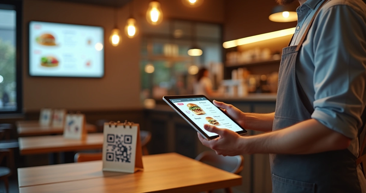 Cardápio digital exibindo lanches, preços e botões de adicionar ao pedido