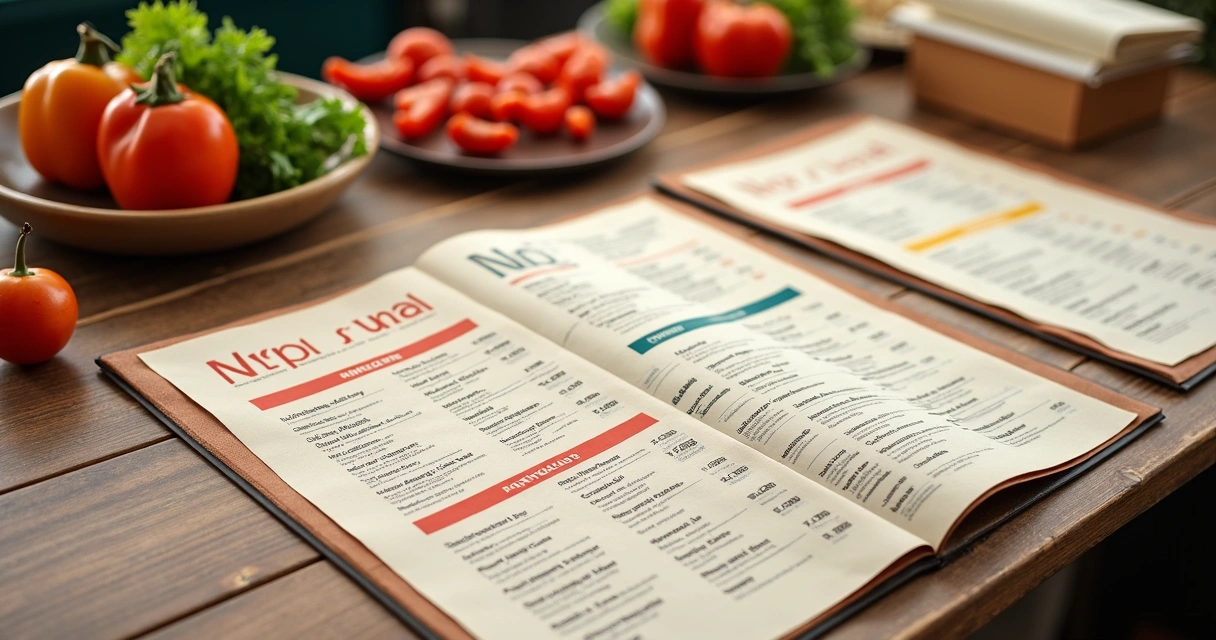 Cardápios padronizados organizados para operação de várias marcas