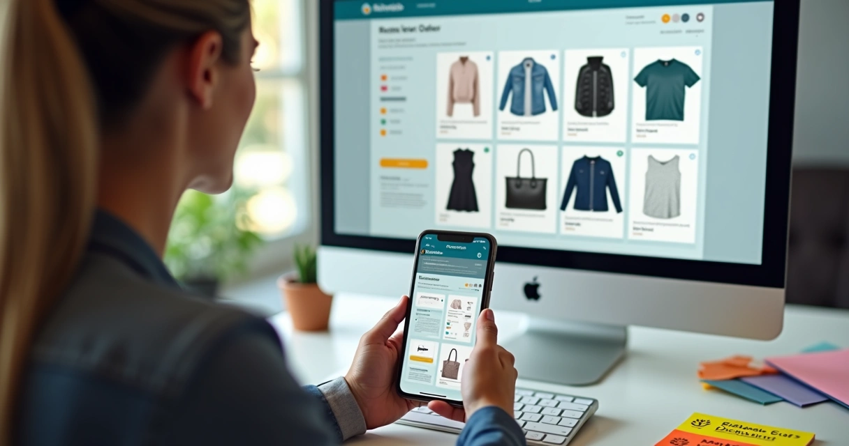 Cliente analisando produtos no carrinho de uma loja virtual 