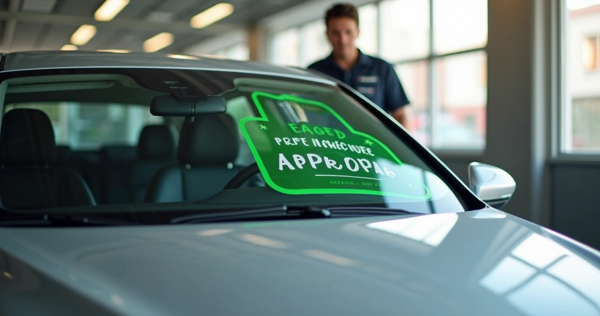 Carro usado em destaque após aprovação na vistoria cautelar 