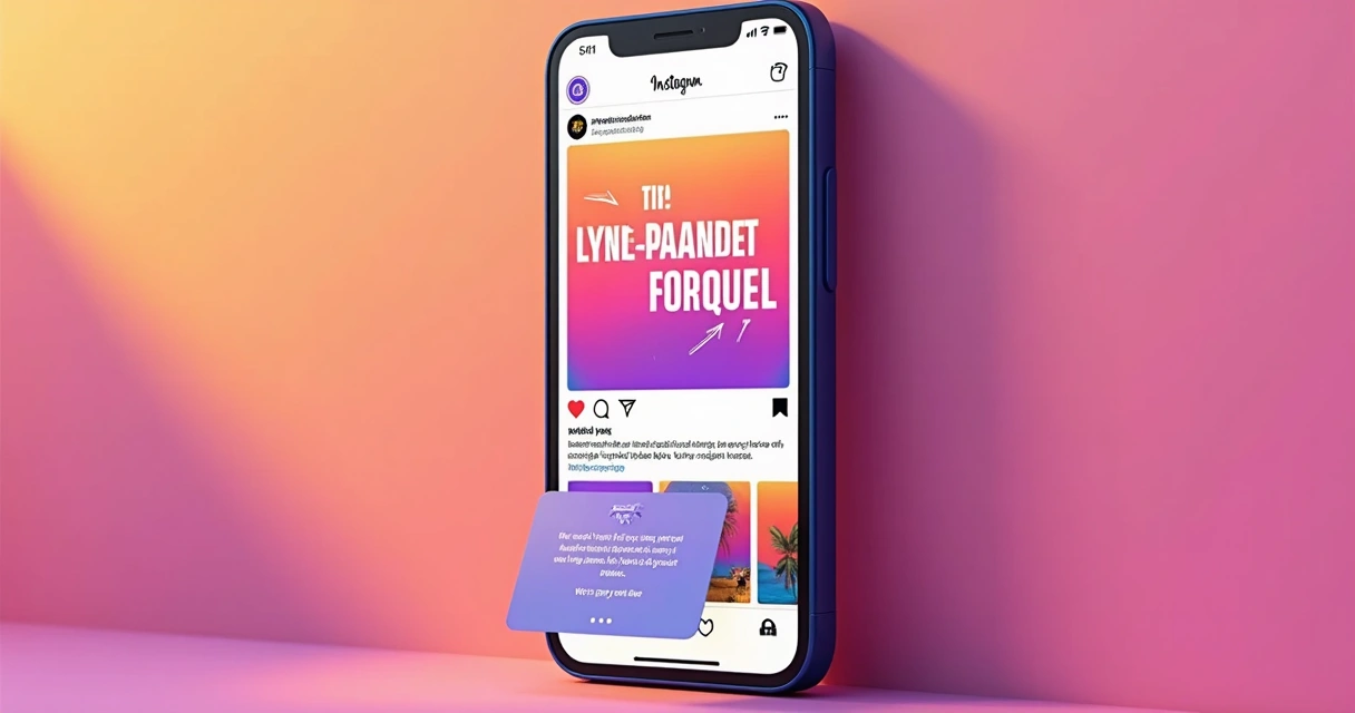 Exemplo de carrossel do Instagram com ilustração visual chamativa e texto claro